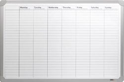 Weekplanner whiteboard Desq 60x90cm