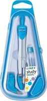 Linex schoolpasser 950, 3 -delig, in een ophangdoosje, in geassorteerde kleuren-3