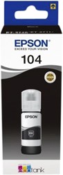 Navulinkt Epson 104 T00P140 zwart