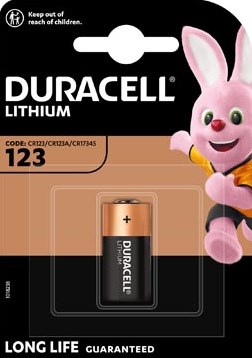 CR123 Batterij Duracell high power lithium