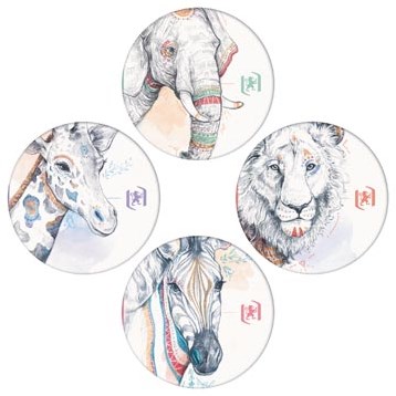 Oxford Boho Chic spiraalblok, ft A5, 120 bladzijden, geruit 5 mm, geassorteerde kleuren-3