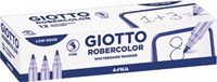 Whiteboard stiften Giotto Robercolor fijn ronde punt blauw-2