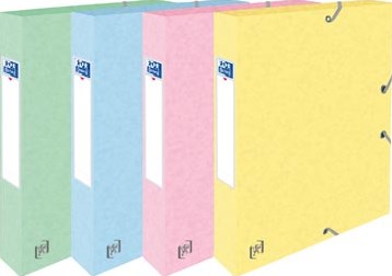 Elastobox Oxford Top File+ A4 40mm pastel assorti 4 stuks-2