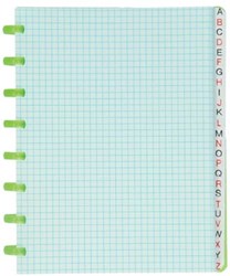 Atoma repertorium A5 transparant geruit 5mm