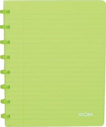 Atoma schrift Trendy A5 geruit 5 mm transparant groen
