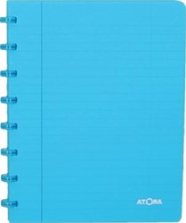 Atoma schrift Trendy A5 geruit 5 mm transparant turkoois