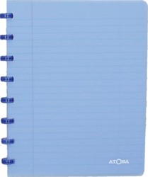 Atoma schrift Trendy A5 commercieel geruit transparant blauw