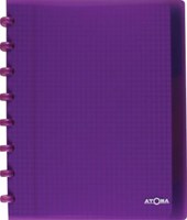 Notitieboek A5 Geruit Assorti Kleuren Atoma Schrift Verpakkingseenheid 1-3