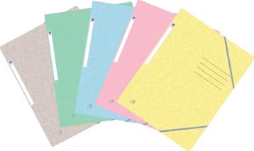 Oxford Top File+ elastomap, voor ft A4, geassorteerde pastelkleuren