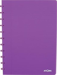 Atoma schrift Trendy A4 gelijnd transparant paars