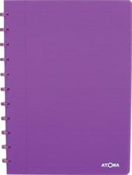 Atoma schrift Trendy A4 gelijnd transparant paars