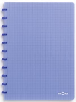 Atoma schrift Trendy A4 geruit 5 mm transparant blauw