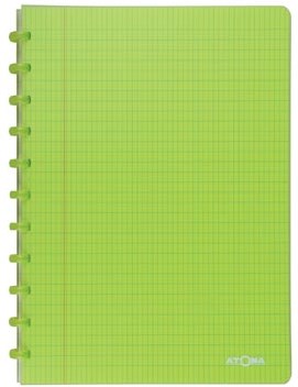 Atoma schrift Trendy A4 commercieel geruit transparant groen