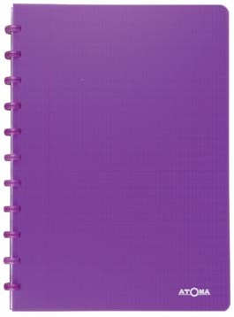 Atoma schrift Trendy A4 commercieel geruit transparant paars