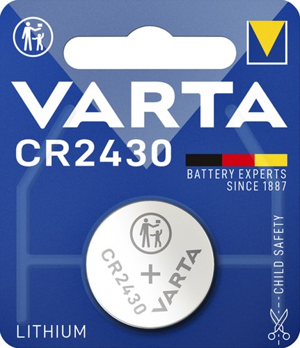 Knoopcel batterij Varta CR2430 lithium 1 stuk