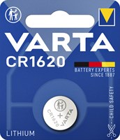 Knoopcel batterij Varta CR1620 lithium 1 stuk
