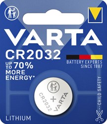 Knoopcel batterij CR2032 Varta lithium 1 stuk