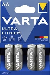 AA Batterij Varta Ultra lithium 4 stuks