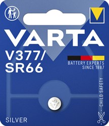 Knoopcel batterij V377 horloge Varta universeel 1 stuk