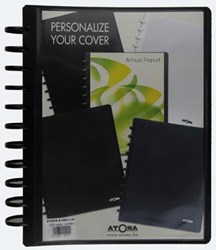 Atoma showalbum, voor ft A4, uit PP, met 100 tassen, personaliseerbaar