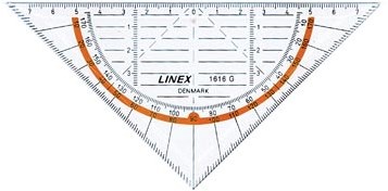 Linex geodriehoek 16 cm