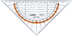 Linex geodriehoek 16 cm