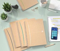 Oxford Touareg spiraalschrift, 180 bladzijden, ft A4, gelijnd, geassorteerde kleuren-3