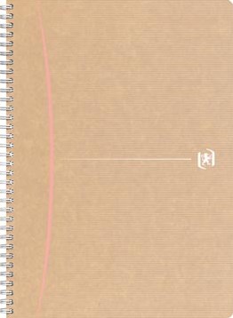 Oxford Touareg spiraalschrift, 180 bladzijden, ft A4, gelijnd, geassorteerde kleuren-3