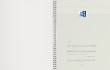 Oxford Origin spiraalschrift, ft A4+, 140 bladzijden, geruit 5 mm, groen-2