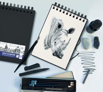 Schetsboek Oxford A4 50 vel 100 gram spiraal-3