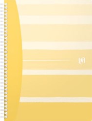 Oxford Iconics spiraalschrift B5 120 bladzijden geruit 5 mm geassorteerde kleuren