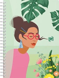 Oxford Horizons spiraalschrift A5 120 bladzijden gelijnd geassorteerde kleuren