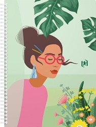 Oxford Horizons spiraalschrift B5 120 bladzijden geruit 5 mm geassorteerde kleuren