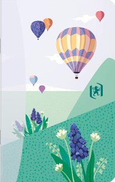 Mini Notitieboekje 9 x 14 cm Gelijnd Geassorteerde Kleuren Oxford Horizons 60 Bladzijden-3