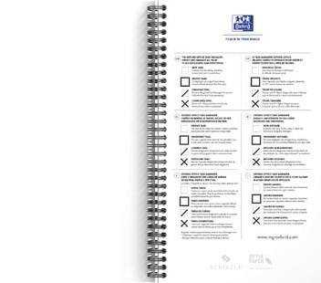 Notitieboek A4 formaat raster blauw Oxford Office Essentials Taskmanager-3