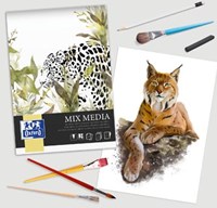 Tekenblok Oxford Mix Media A4 25 vel 225 gram-2