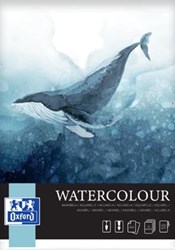 Tekenblok Oxford Watercolour A4 10 vel 300 gram spiraal