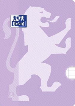 Oxford School schrift A4 72 bladzijden met kantlijn gelijnd assorti pak van 3 stuks-3