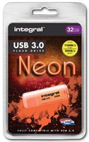 Integral Neon USB stick 32GB USB 3.0 Oranje