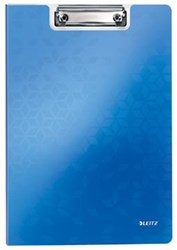 Klembord met omslag Leitz WOW blauw A4