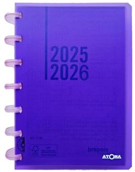 Atoma schoolagenda,  ft 110 x 170 mm, 1dag per pagina, 2025-2026-2