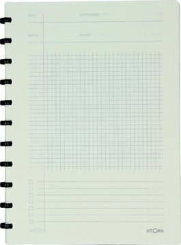 Notitieboek A4 Geruit Zwart Atoma Meetingboogk-3