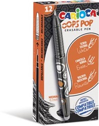 Carioca gelroller Oops Pop medium uitwisbaar doos van 12 stuks zwart