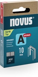 Novus nietjes A 53/10 Super Hard  doos met 800 nietjes