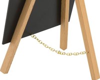 Krijtbord tafel Mini 24 x 15 cm beuk pak van 3-3