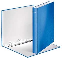 Leitz ringmap A4 met 4D-ringen in het blauw