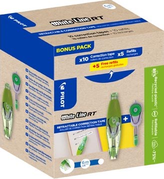 Pilot Whiteline RT 10 correctierollers + 10 vullingen