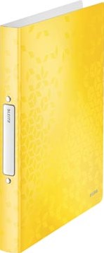 Leitz WOW ringmap uit Pp A4 geel