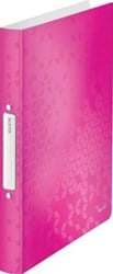 A4 Ringband Leitz met 2 ringen van 25 mm in het roze