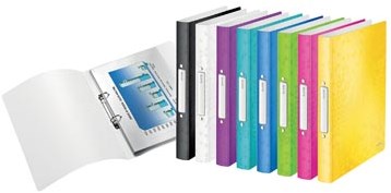 Leitz WOW ringmap uit Pp A4 geassorteerde kleuren